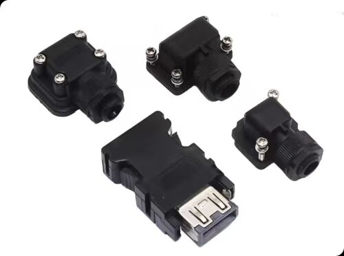 Applicable Mitsubishi servo drive encoder motor power cable connector SM-10P Mitsubishi 2/4/9P connector