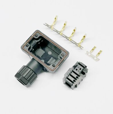 Alternative Moog ITT Servo Motor Connector with 1000V Voltage Rating for Industrial Automation in Panel or Cable Mount