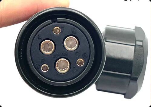 9-core Servo Motor Connector with Silver Contact Plating and US Military Standard Aviation Plug
