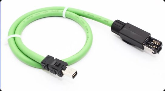 Yaskawa M3 Servo Communication Cable with Moog Gender Configuration for 1000V Voltage and -40℃ to +105℃ Temperature Range