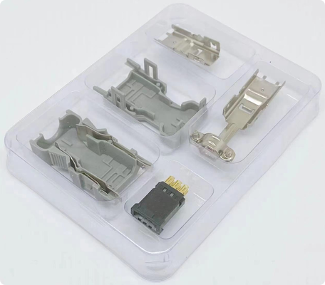 1000V Voltage Rating Moog ITT Servo Motor Connector with Silver Pin Golded Pin for Industrial Automation