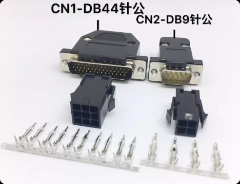 Delta B2/B3 Servo Motor Connector with 1000V Voltage Rating, Silver/Gold Contact Plating for Industrial Automation