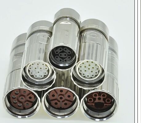 6FX2003 Servo Motor Connector with 1000V Voltage Rating 18-24 AWG Wire Gauge and Panel Mount/Cable Mount Options