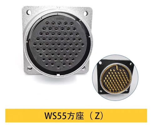1000V Voltage Rating Servo Motor Connector with Silver and Gold Plated Contacts for Panel and Cable Mount