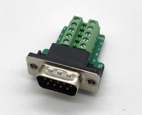 DB9 Solder-Free Connector with Wide Operating Temperature and Multiple Pin Configurations for Serial COM Adapter
