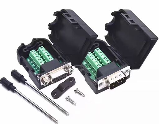 DB9 Solder-Free Connector with Wide Operating Temperature and Multiple Pin Configurations for Serial COM Adapter
