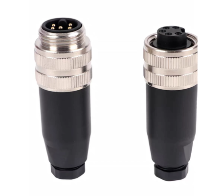 7/8 Aviation Plug Connector 3pin 4pin 5pin M22 Servo Motor Connector with 1000V Voltage Rating and Metal/Plastic Construction