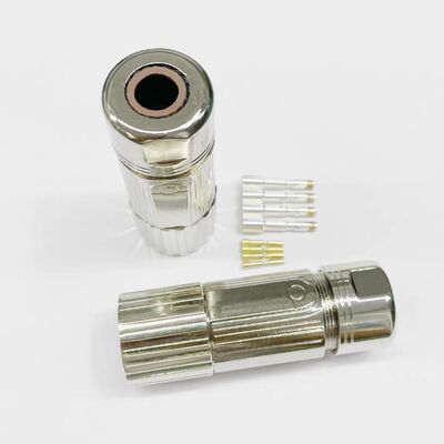 Servo motor M23 connector 6FX2003-0LU00 encoder 6-pin aviation plug threaded type
