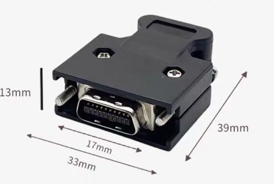 1000V Voltage Rating Servo Motor Connector with -40℃ To +105℃ Operating Temperature for Panel or Cable Mount