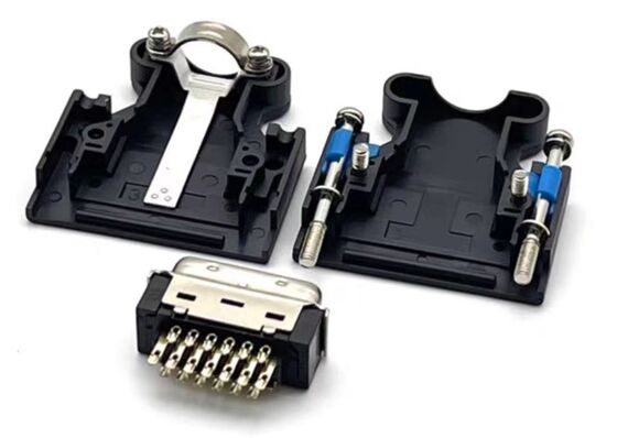 1000V Voltage Rating Servo Motor Connector with -40℃ To +105℃ Operating Temperature for Panel or Cable Mount