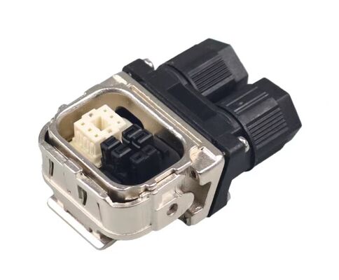 Dual-Output Low-Conduction 1000V Servo Motor Connector and Servo Motor Plug for Industrial Automation