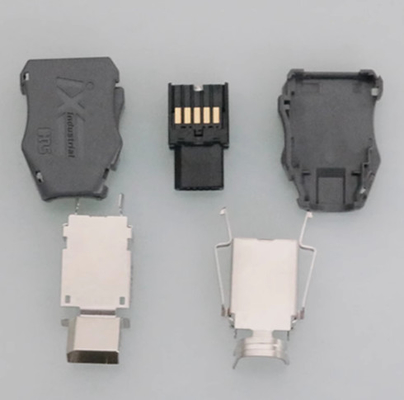 علبة كابل إيثيرنت الصناعي Ix علبة HRS الصناعية Hirose IX40G-B-10S-CV-7.0